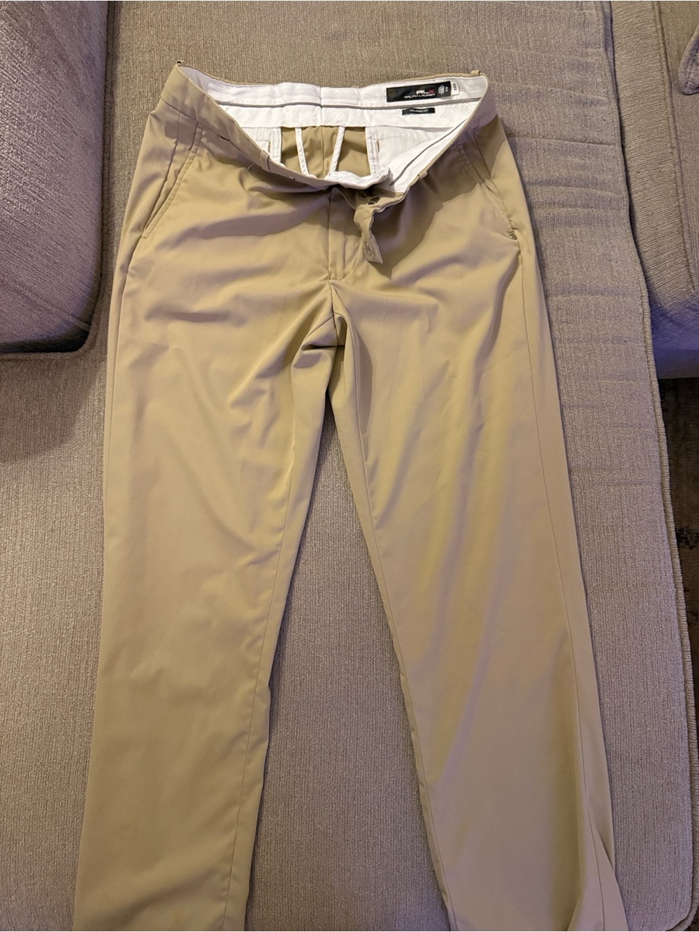 RLX Ralph Lauren Tan Tailored Fit Chino Pants